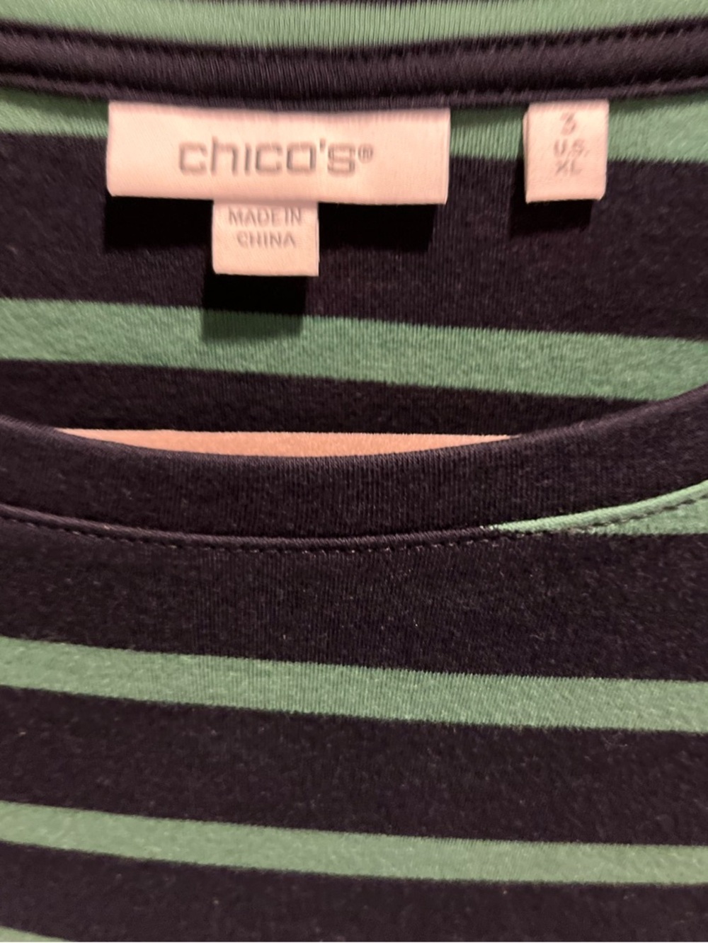 69. WOMENS CHICO’S 3/XL DETAIL TOP - Picture 2 of 4